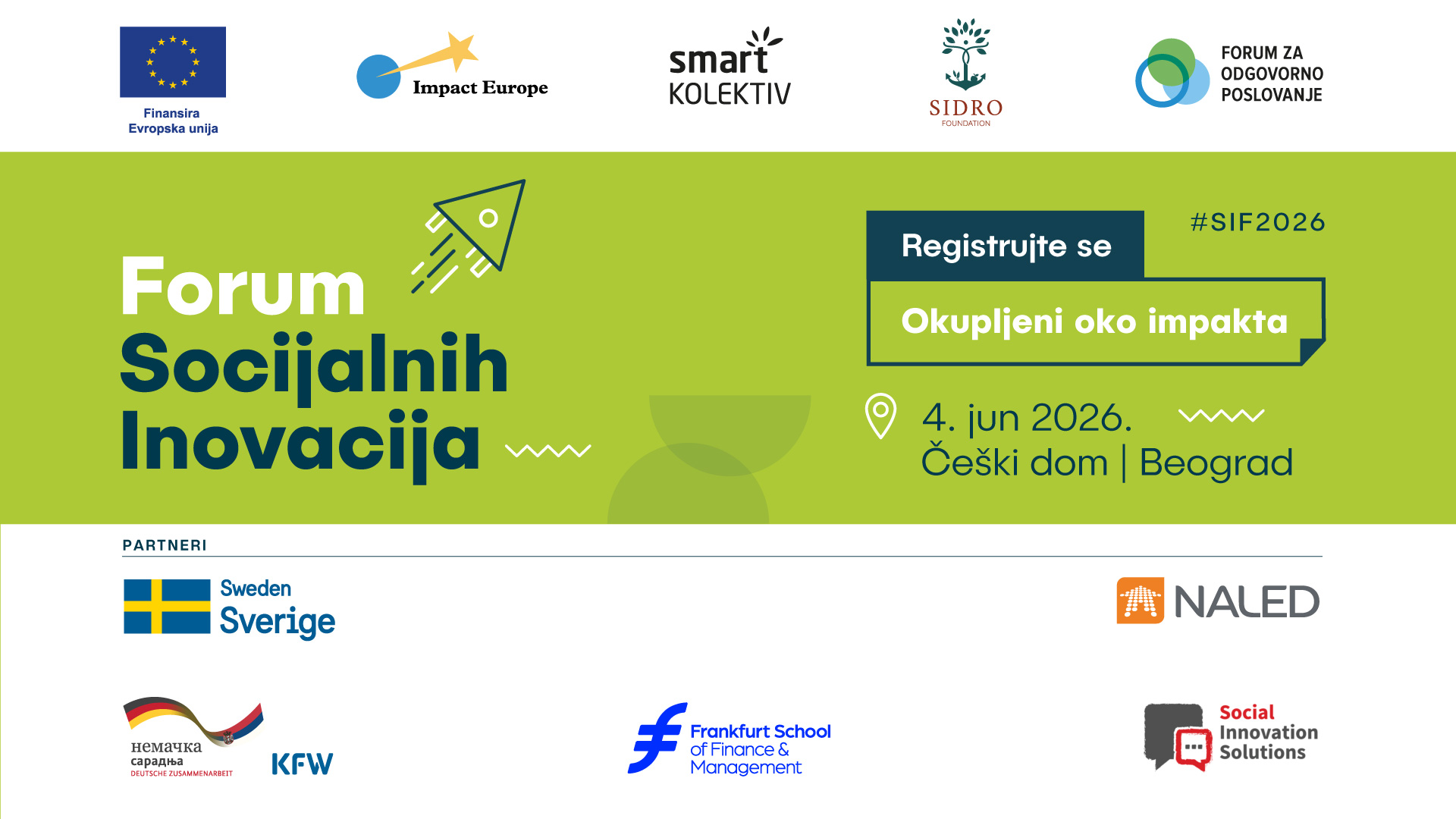 Otvorene registracije za 12. Forum socijalnih inovacija