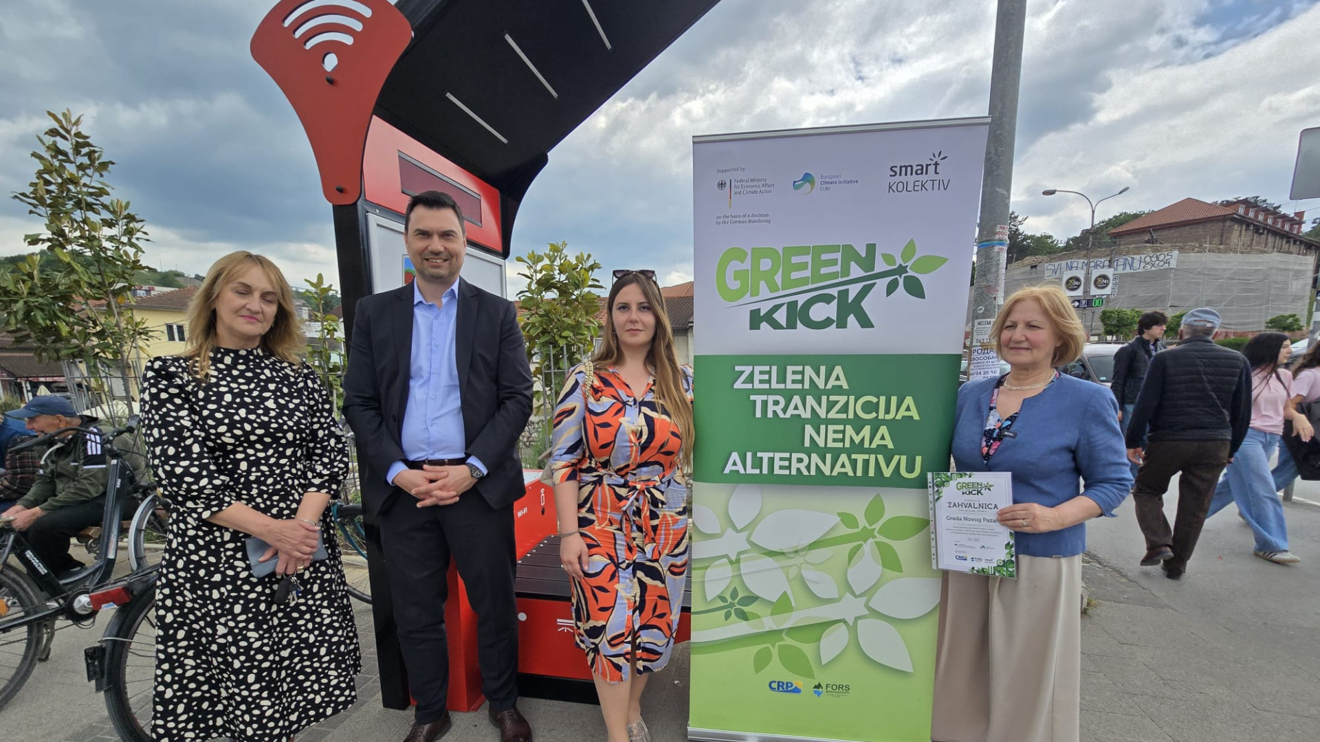 Novom Pazaru svečano uručena grant podrška projekta Green Kick za implementaciju najuspešnijeg SECAP-a u Srbiji