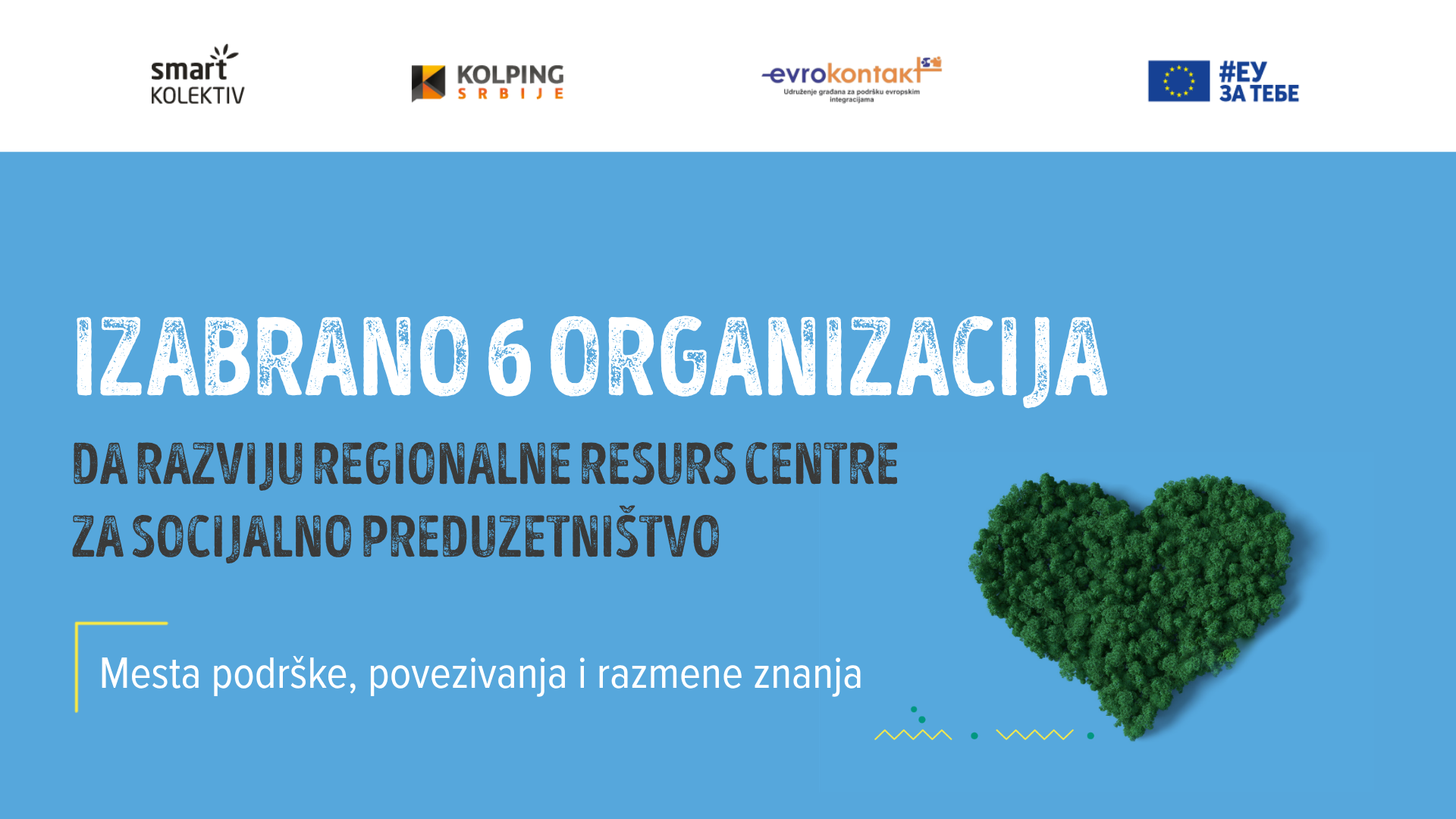 6 CSOs Selected to Develop Regional Resource Centres for Social Entrepreneurship